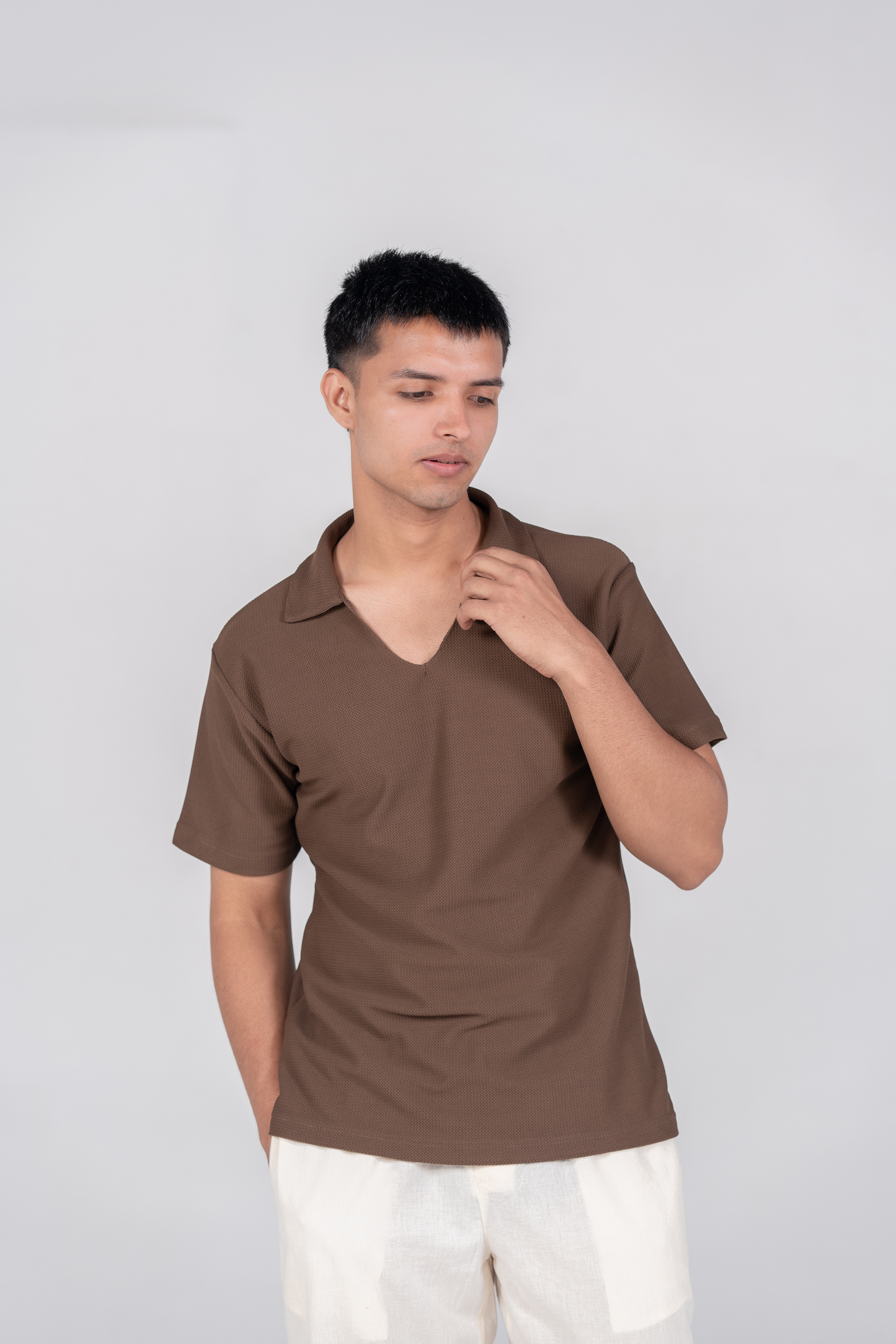 The Easecode V-Neck Polo