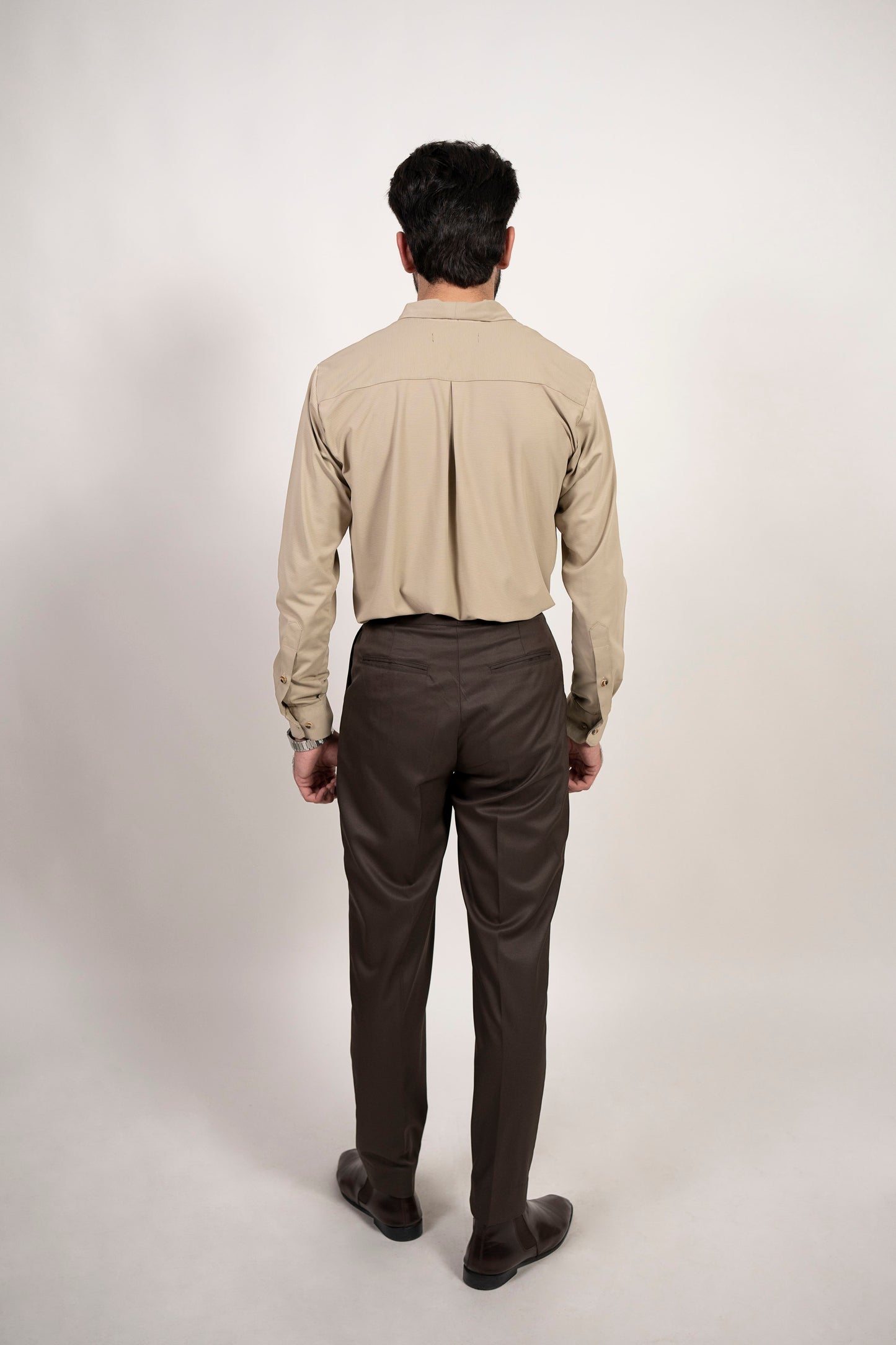 Tailored High Waist Adjustable Trousers
