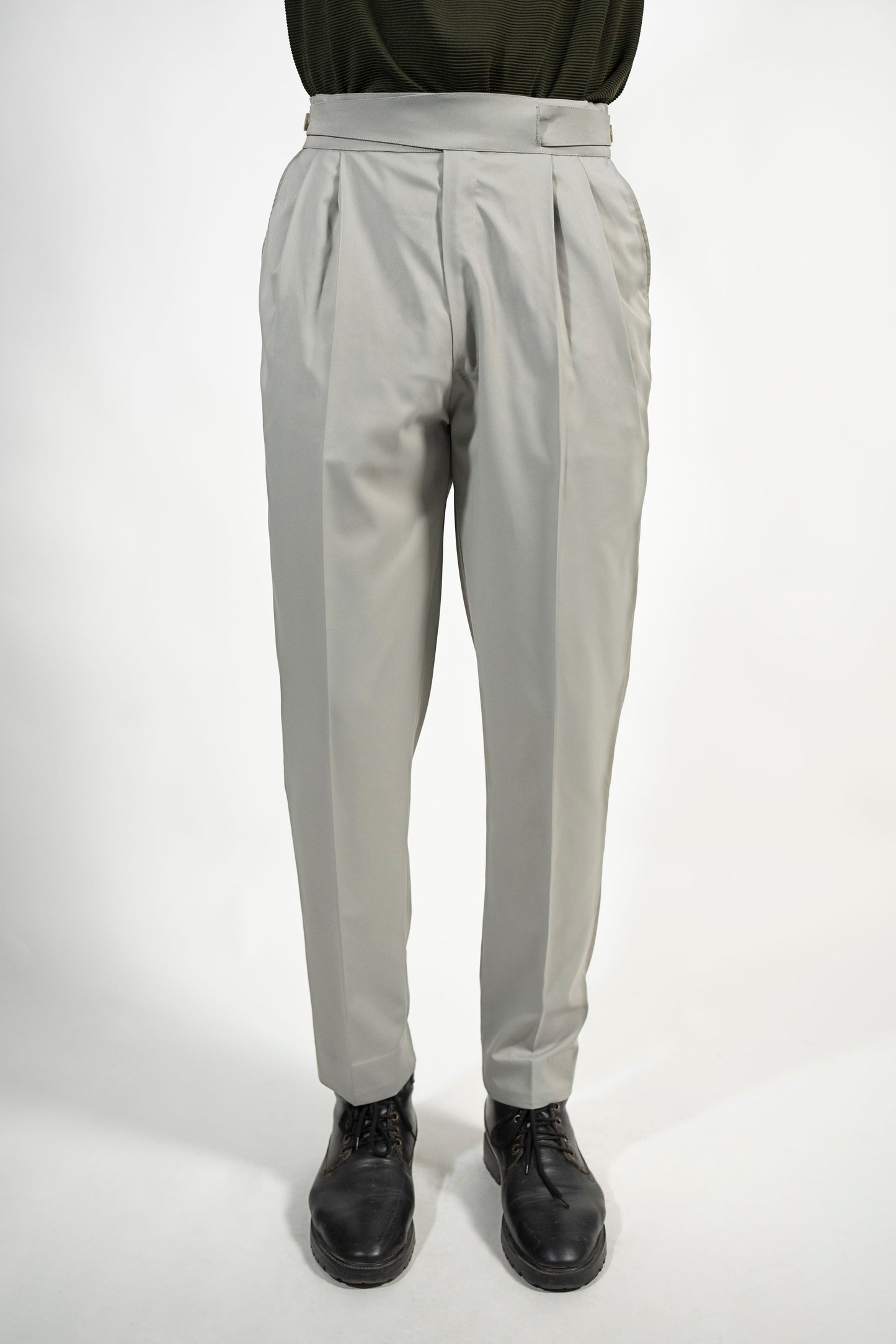 Tailored High Waist Adjustable Trousers