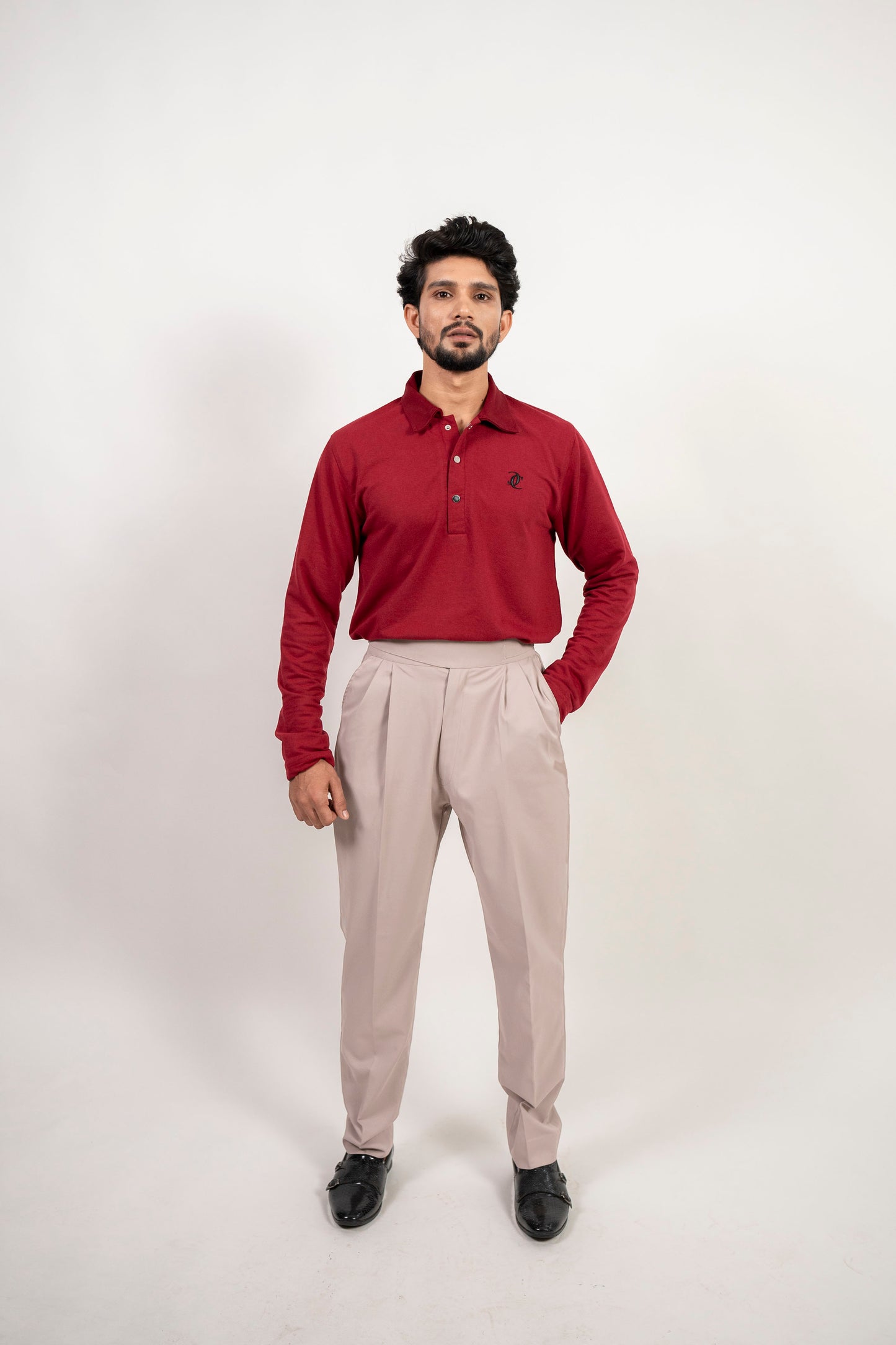 Tailored High Waist Adjustable Trousers