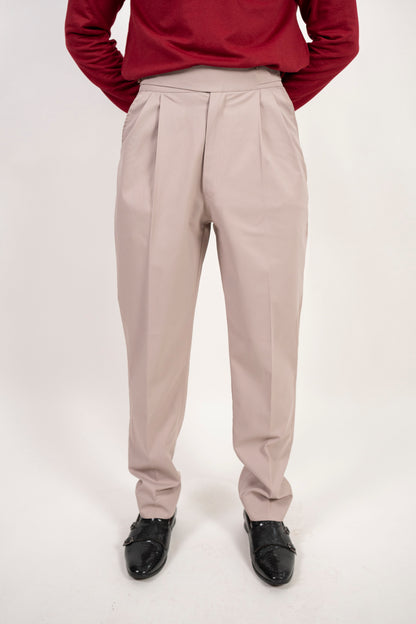Tailored High Waist Adjustable Trousers