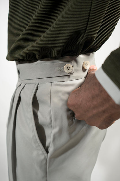 Tailored High Waist Adjustable Trousers